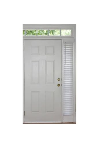 allen + roth Trim at Home 2-in Cordless White Faux Wood Room Darkening Plantation Blinds (Common: 9-in; Actual: 8.5-in x 72-in)